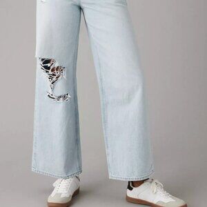 AMERICAN EAGLE Wide Leg Ankle Jean
